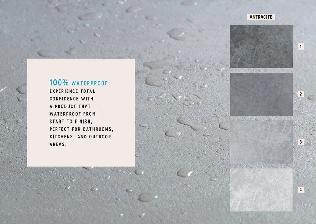 Impervious micro cement colour chart 2