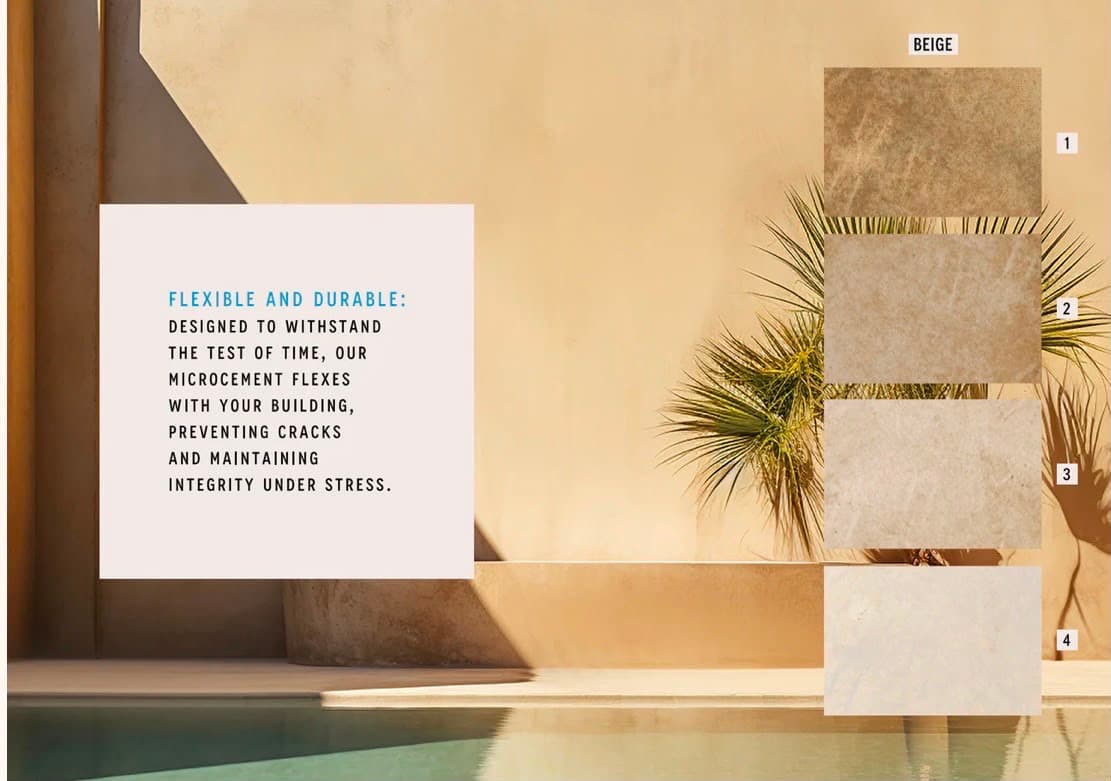 Impervious micro cement colour chart 4