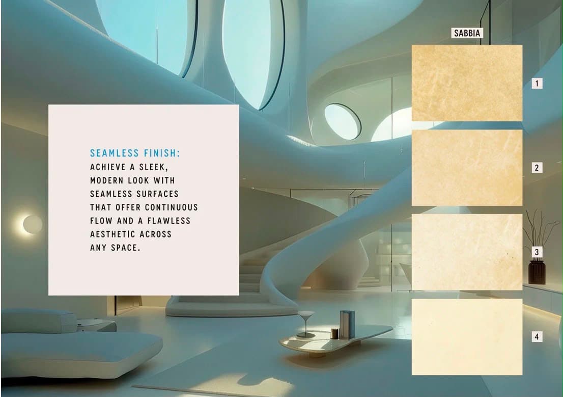 Impervious micro cement colour chart 5