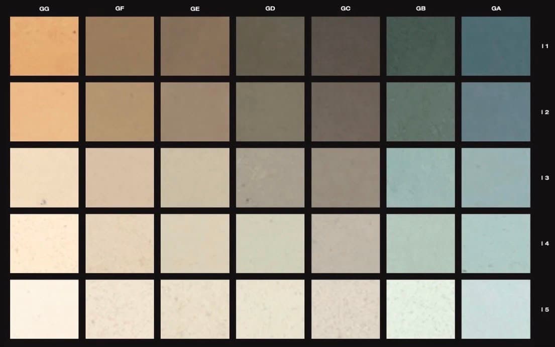 Venetian plaster colour chart 1