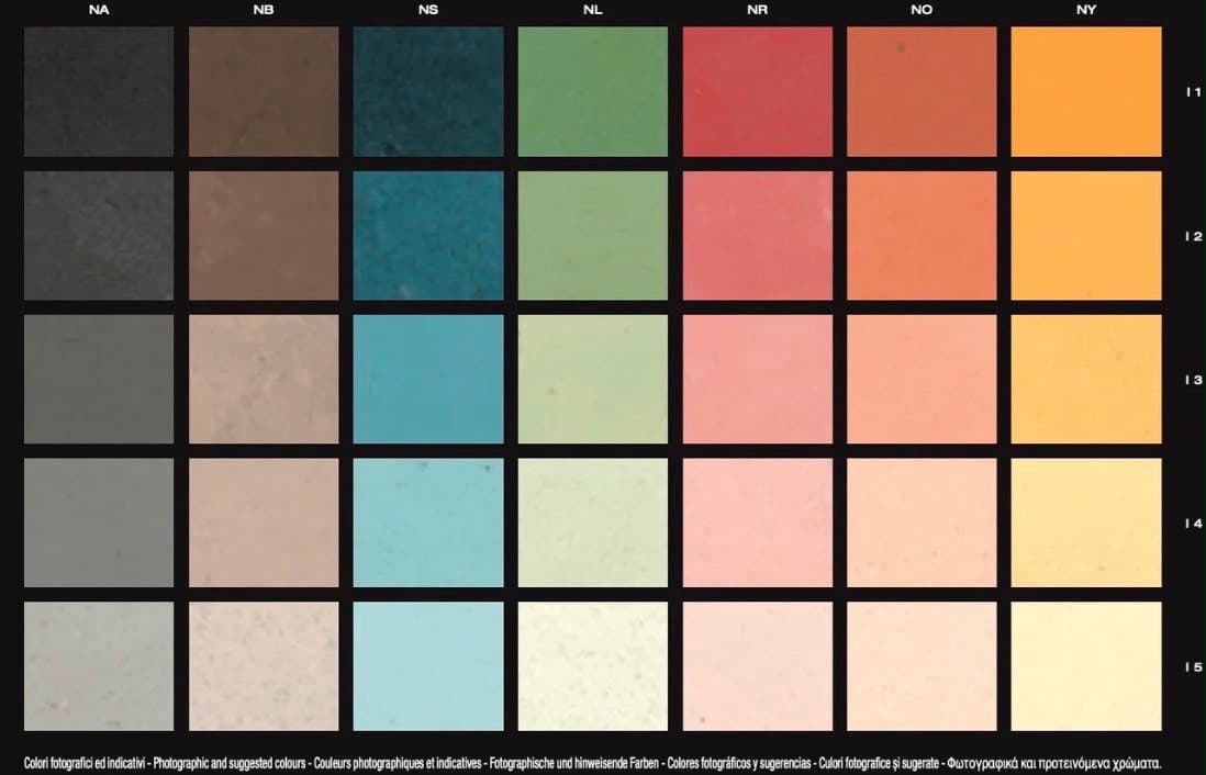 Venetian plaster colour chart 2